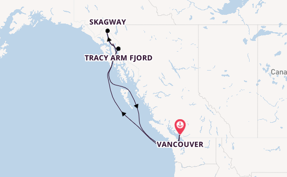 Alaska & West Canada from Vancouver, Canada with the Coral Princess