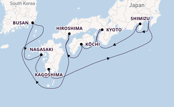 Tokyo, Mount Fuji & Bullet Train Tour with Luxury All Inclusive Japan & South Korea Cruising