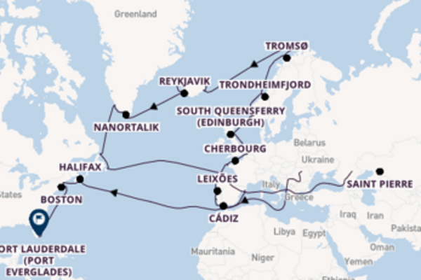 Transatlantic & Repositioning from Barcelona, Spain with the Volendam