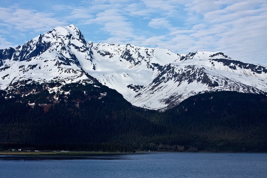 Transpacific from Seward, Alaska, USA with the Silver Moon