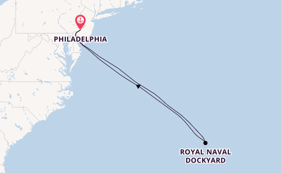 East Coast USA from Philadelphia, Pennsylvania, USA with the Norwegian Pearl