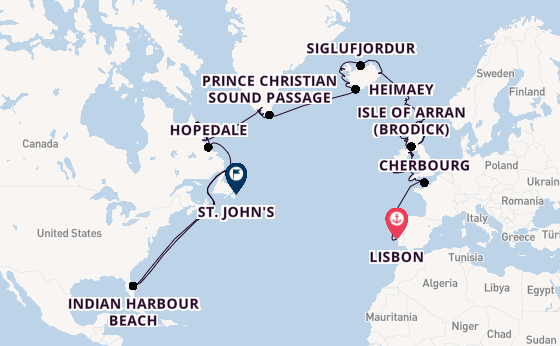 Transatlantic from Lisbon, Portugal with the Seabourn Venture
