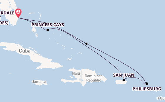 Caribbean from Australia with the Coral Princess