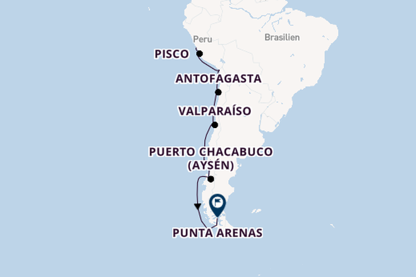 Oceania Sirena - Peru & Chile: Von den Anden in die Wildnis