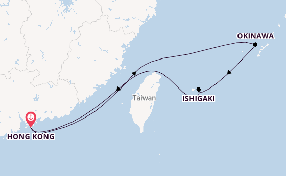 Japan from United Kingdom with the Spectrum of the Seas