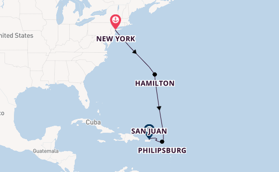 Oostelijke Caraïben vanaf Manhattan, NY met de Azamara Quest
