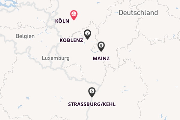 Rhein ab Köln, Deutschland auf der RHEIN SYMPHONIE