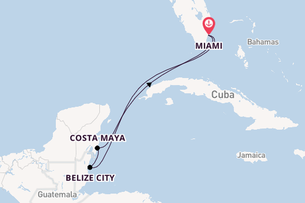 Western Caribbean from Miami, Florida, USA with the Freedom of the Seas