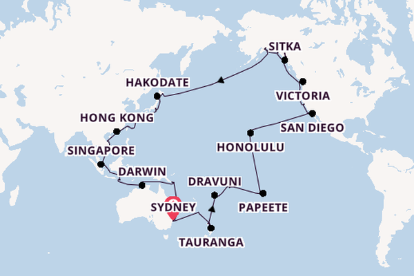 Circle Pacific With Perth Flights