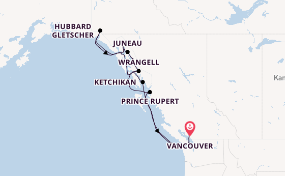 Explora III – Das Alaska Erlebnis der Extraklasse: Vancouver, Inside Passage & Gletscherparadiese