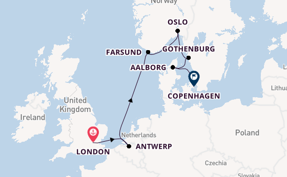 Norway from London, England, United Kingdom with the Seabourn Quest