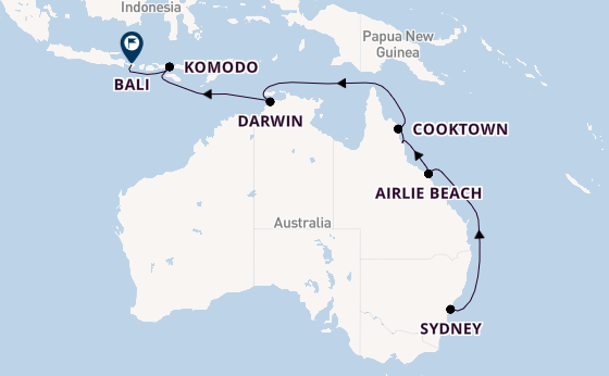 Australia from Sydney, Australia with the Riviera