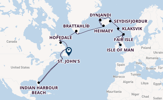 Transatlantic from Belfast, Northern Ireland, United Kingdom with the Seabourn Venture