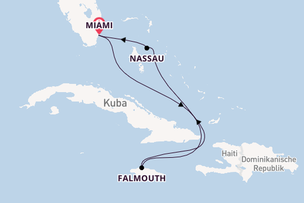 Karibik ab Miami auf der Freedom of the Seas