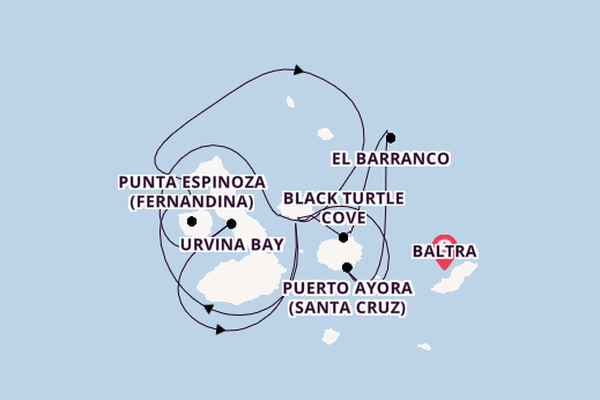 Galapagos Islands from Baltra, Galapagos Islands, Ecuador with the Celebrity Xploration