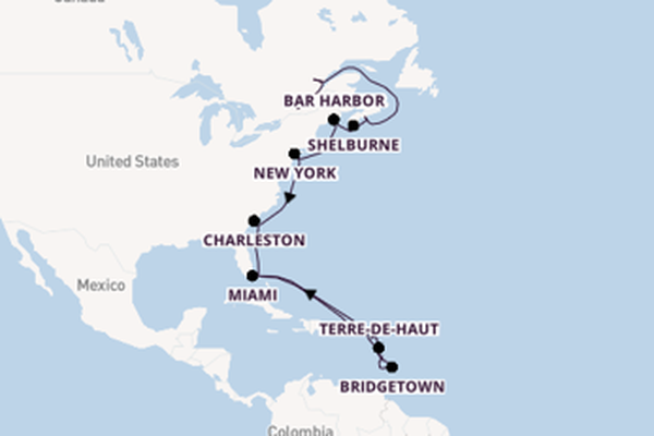 29daagse cruise met de Seabourn Quest vanuit Montreal