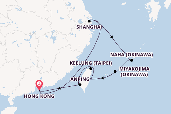 East Asia from Hong Kong, China with the Seabourn Encore