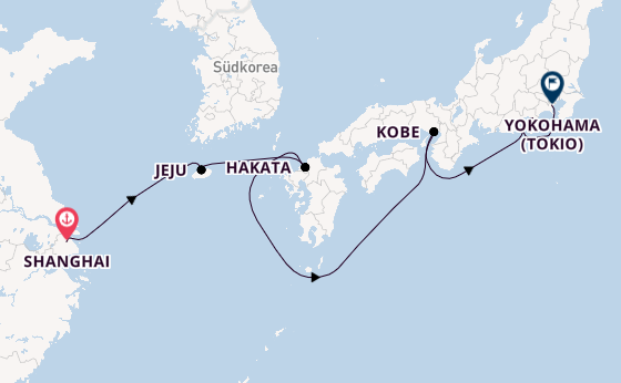 Spectrum of the Seas - Von Chinas Kaiserstädten zu Japans Metropolen