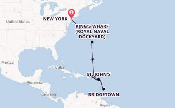 Caribbean from New York with the Norwegian Prima