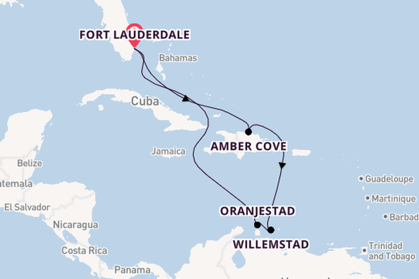 Caribbean vanaf Fort Lauderdale, Verenigde Staten met de Regal Princess