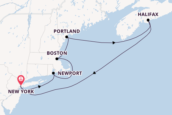 Luxury Iceland to Big Apple with Canada & New England Cruising