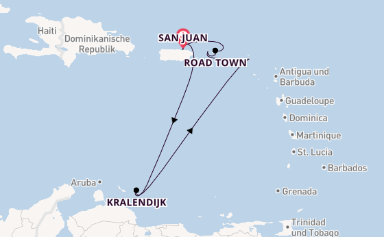 Östliche Karibik ab San Juan, Puerto Rico auf der Norwegian Prima