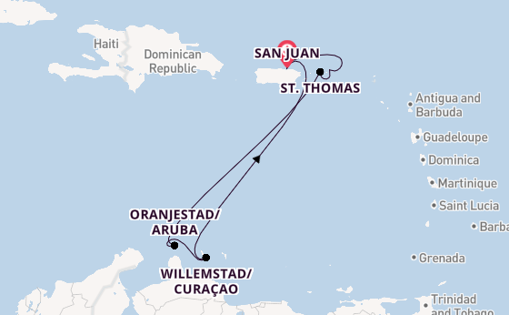 Caribbean from San Juan, Puerto Rico with the Norwegian Prima