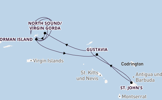 Östliche Karibik ab Philipsburg, St. Maarten auf der SEA CLOUD SPIRIT