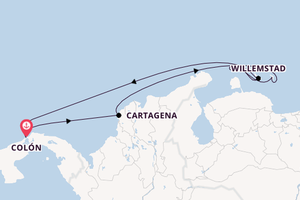 Zuidelijke Caraïben vanaf Colón, Panama met de Jewel of the Seas®