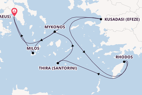 Celestyal Journey – Betoverd door de Egeïsche Zee: ontdek de prachtige eilanden van Griekenland