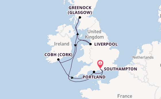 United Kingdom from Southampton, England with the Disney Dream