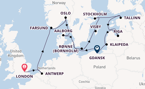 Norway from London, England, United Kingdom with the Seabourn Quest