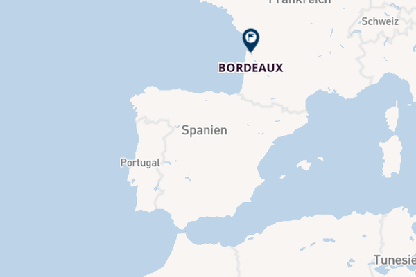 Garonne ab Bordeaux, Frankreich auf der MS Cyrano de Bergerac (CroisiEurope)