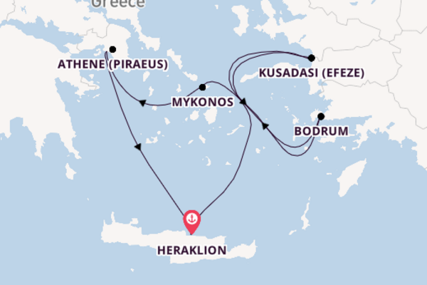 8daagse cruise naar Mykonos