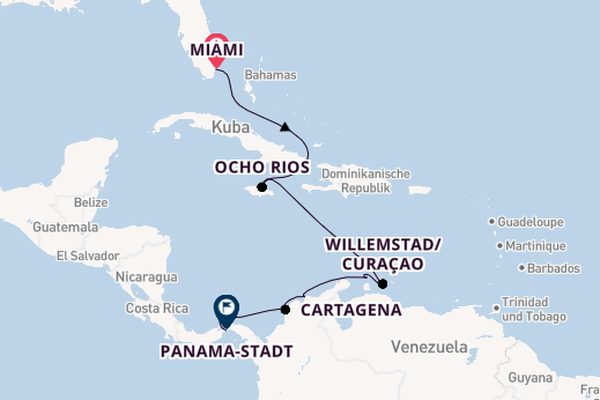 Karibik ab Miami auf der Explora III