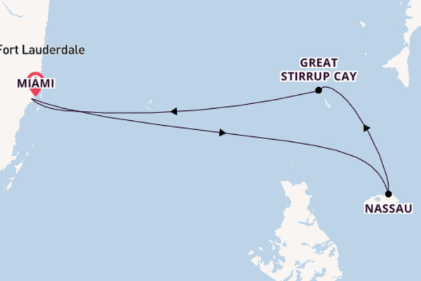 Caribbean vanaf Miami, United States met de Norwegian Joy