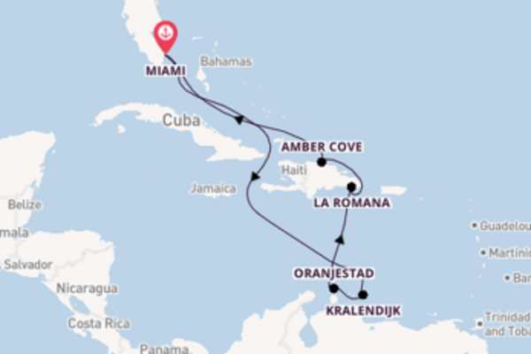 Cruise met Carnival Cruise Line naar het indrukwekkende Miami