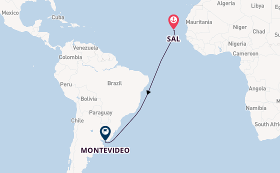 Portugal vanaf Sal, Kaapverdische Eilanden met de HANSEATIC spirit
