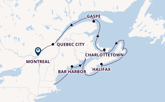 New England from Boston, Massachusetts with the Seven Seas Prestige