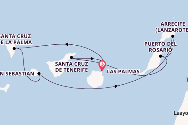 Kanarische Inseln ab Las Palmas, Gran Canaria auf AIDAmar