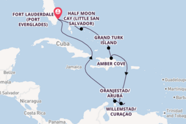 11 day trip on board the Koningsdam from Fort Lauderdale (Port Everglades)
