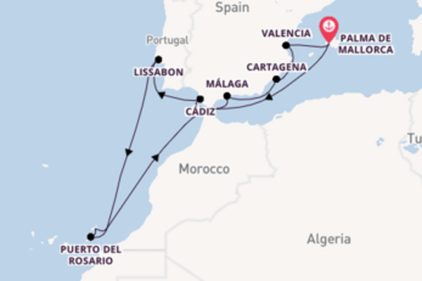 Cruise met AIDA Cruises naar Cádiz