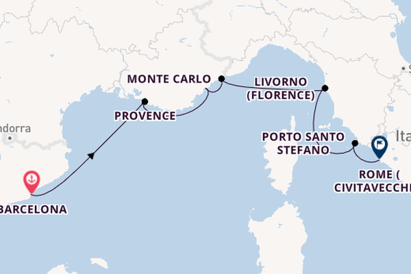 France, Monaco & Italy Cruise: Cannes, Monte Carlo & Portofino