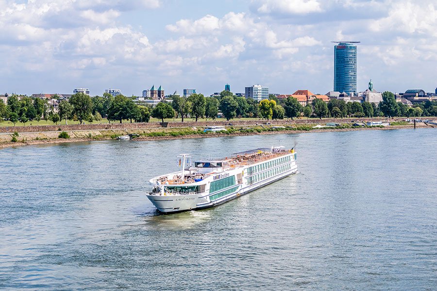 Rhein ab Köln, Deutschland auf der Lady Diletta