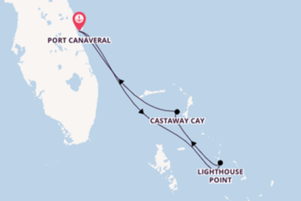 5daagse droomcruise vanuit Port Canaveral