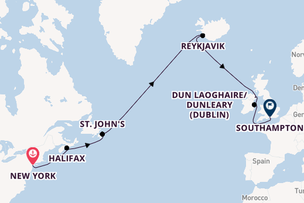 Transatlantic from New York with the Seven Seas Splendor