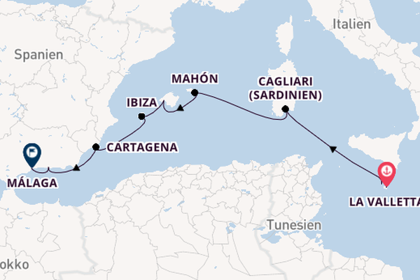Star Clipper - Segelerlebnis von Malta nach Málaga