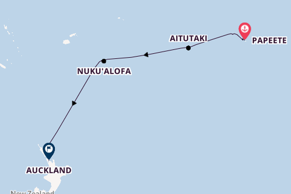Polynesia from Papeete, Tahiti, French Polynesia with the Seabourn Quest
