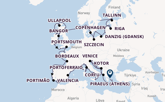 Mediterranean from Stockholm, Sweden with the Azamara Quest