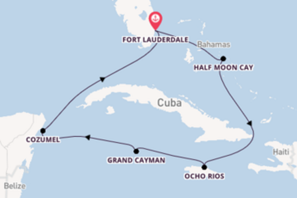 Cruise met Holland America Line naar het magnifieke Fort Lauderdale